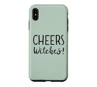 Custodia per iPhone XS Max Cheers Witches Womens Funny Witch Halloween Drinking Witchy