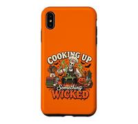 Custodia per iPhone XS Max Chef Cook Halloween Cucinare qualcosa di malvagio ristorante