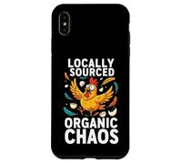 Custodia per iPhone XS Max Chicken Farmer Locally Sourced Organic Chaos Hen