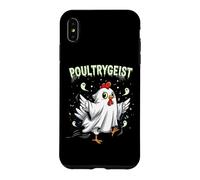 Custodia per iPhone XS Max Chicken Ghost Poultrygeist Halloween Costume Farmer