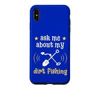 Custodia per iPhone XS Max Chiedimi informazioni sul mio rilevatore di magneti per cacciatori di tesori di pesca dello sporco