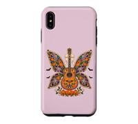 Custodia per iPhone XS Max Chitarra gioiello ali di farfalla western cowgirl Halloween