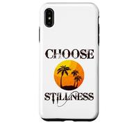 Custodia per iPhone XS Max Choose Stillness Meditation Yoga Mindfulness Mental Health