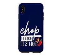 Custodia per iPhone XS Max Chop It Like Its Hot Pepper - Divertente costume da chef