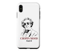 Custodia per iPhone XS Max Chopin Mood - Occhiali da sole divertenti con musica classica Frederic Chopin