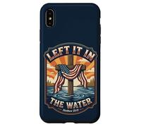 Custodia per iPhone XS Max Christian American Baptism Let It In The Water Matthew 28