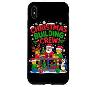 Custodia per iPhone XS Max Christmas Building Crew Costume Master Builder Block Xmas