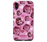 Custodia per iPhone XS Max Chucky And Tiffany Hearts All-Over Print