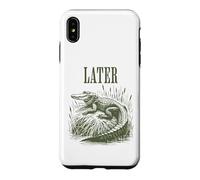 Custodia per iPhone XS Max Ci vediamo dopo alligatore divertente alligatore