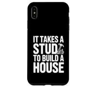Custodia per iPhone XS Max Ci vuole uno stallone per costruire un umorismo di costruzione di una casa