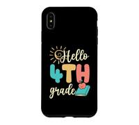 Custodia per iPhone XS Max Ciao 4 ° grado Quarta elementare Scuola Picture Day Sunshine