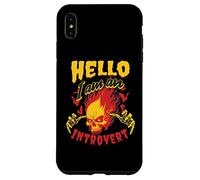 Custodia per iPhone XS Max CIAO SONO UN INTROVERT