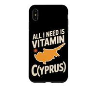 Custodia per iPhone XS Max Cipro All I Need Is Vitamin Cyprus Bandiera L'isola di Cipro