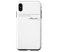 Custodia per iPhone XS Max Citazione di Alexander Hamilton - Quelli che stanno per niente
