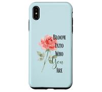 Custodia per iPhone XS Max Citazione di Bloom Into You Rose