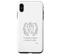 Custodia per iPhone XS Max Citazione di Dante Alighieri, La Divina Commedia, Inferno, Canto 34