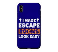 Custodia per iPhone XS Max Citazione Exit Room I Make Escape Rooms Look Easy Group Game