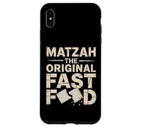 Custodia per iPhone XS Max Citazione Umorismo Ebraico Matzah The Original Fast Food