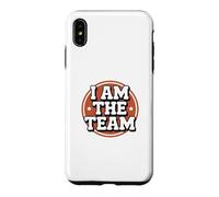 Custodia per iPhone XS Max Citazioni divertenti I Am The Team Sarcastic Leadership Solo Hustle