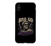 Custodia per iPhone XS Max Citazioni sullo stoicismo di Bro Go Meditate Marcus Aurelio