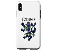 Custodia per iPhone XS Max Clan Forbes Tartan Cognome scozzese Scotland Pride