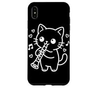 Custodia per iPhone XS Max Clarinettista Kawaii Cat