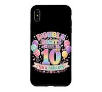 Custodia per iPhone XS Max Club Dieci e Favolose Grafiche Arcobaleno Pastello A Doppia C