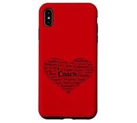Custodia per iPhone XS Max Coach Definition Tshirt Coach Tee da uomo Funny Coach