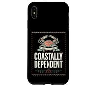 Custodia per iPhone XS Max Coastal Dependent Crab Ocean Seafood Lover