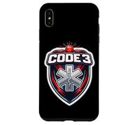 Custodia per iPhone XS Max Codice 3 Tre divertenti gerghi paramedici dentro scherzo EMT EMS