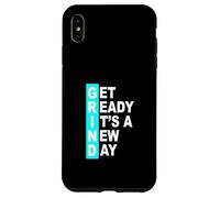 Custodia per iPhone XS Max Colore turchese Get Ready It's A New Day - Grind Turquoise