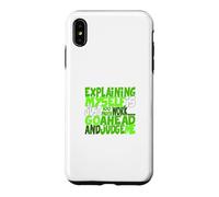 Custodia per iPhone XS Max Colore verde Go Ahead, Judge Me Green Graphic