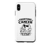 Custodia per iPhone XS Max Combattere il cancro One Bad Day At A Time Funny Awareness Design