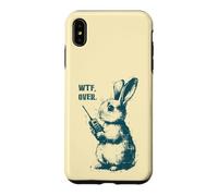 Custodia per iPhone XS Max Comunicazione Radio Messaggio Radio Walkie Talkie Coniglio