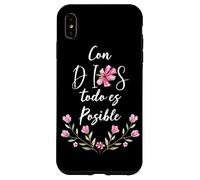 Custodia per iPhone XS Max Con Dio tutto è possibile Camicia Christian Spagnolo