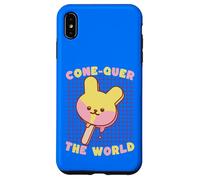 Custodia per iPhone XS Max Cone-Quer Il mondo Kawaii Bunny Ice Pop