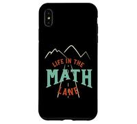 Custodia per iPhone XS Max Contabilità divertente Giochi di parole Vita nella corsia della matematica, Umorismo matematico