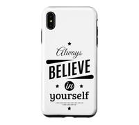 Custodia per iPhone XS Max Cool Always Believe in Yourself Illustration Graphic Designs