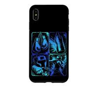 Custodia per iPhone XS Max Cool Boxe Guantoni Boxe Punching Bag Fitness