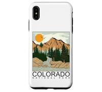 Custodia per iPhone XS Max Cool Colorado the Rocky Mountains Illustration Graphic
