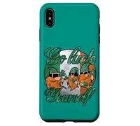 Custodia per iPhone XS Max Cool Green Gnomes Go Luck Yourself Shamrock St Patricks Day