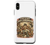 Custodia per iPhone XS Max Coordinatore certificato del caos divertente amante dei gatti e proprietari di gatti