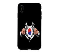 Custodia per iPhone XS Max Corea del Sud Bandiera Strappato Corea Sud Orgoglio Radici