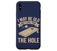Custodia per iPhone XS Max Cornhole Dad Funny Posso essere vecchio ma trovo ancora il buco