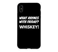Custodia per iPhone XS Max Cosa fa rima con Friday Whiskey Fun Weekend Appassionato