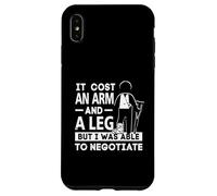 Custodia per iPhone XS Max Costa un braccio e un amputato gamba amputato protesica gamba amputazione