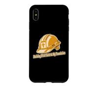 Custodia per iPhone XS Max Costruire con fede come fondazione Christian Builder