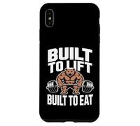 Custodia per iPhone XS Max Costruito per sollevare la palestra dell'orso