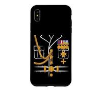 Custodia per iPhone XS Max Costume da ufficiale generale del dittatore militare per Halloween
