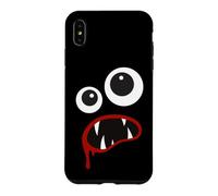 Custodia per iPhone XS Max Costume di Halloween carino con faccia da mostro divertente